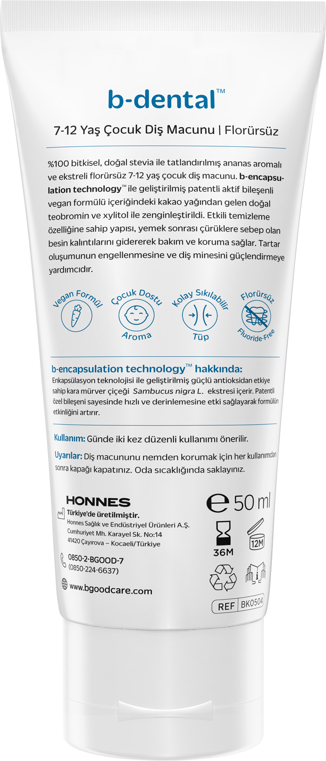 7-12 Yaş Diş Macunu Florürsüz thumb